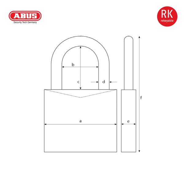 ABUS Motorbike Lock 37RK/70 14MK - Motorbike Chain With Padlock - Security Level 20 - 120 Chain Length