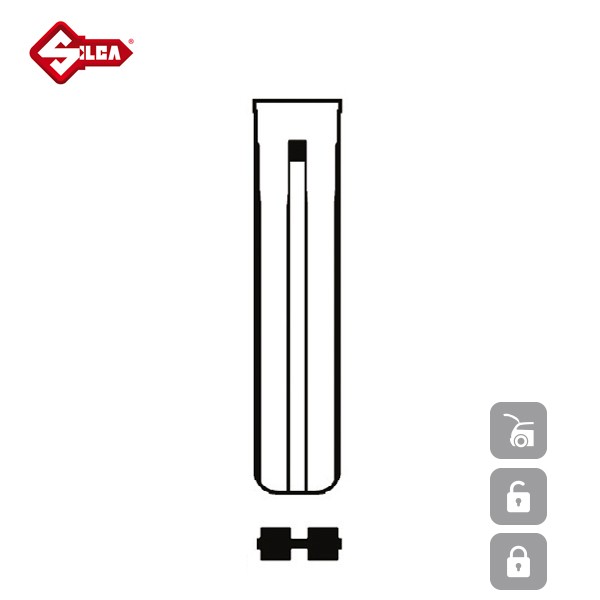 SILCA Transponder Look Alike Keys TOY49TE_B