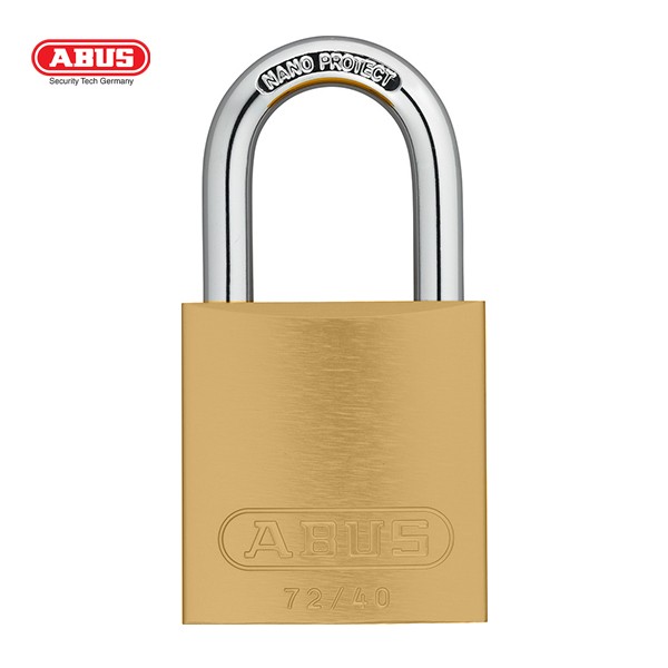 ABUS 19363 72/40 Aluminum Safety Padlock Black Keyed Alike-Long 3...