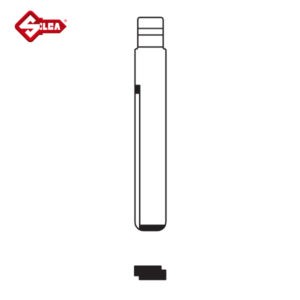 SILCA Universal CH Blade Car Key GM45CH