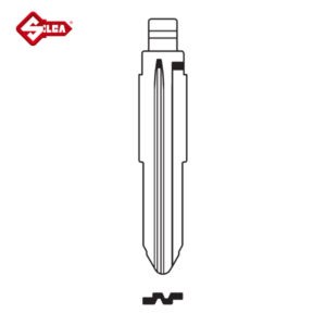 SILCA Universal CH Blade Car Key MIT8CH