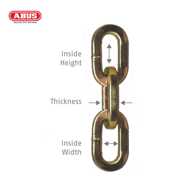 ABUS High Security Chain 8KS140-1 - Image 3