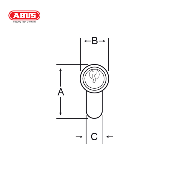 ABUS E45 Standard Cylinder E45/65BP-1 - Image 4