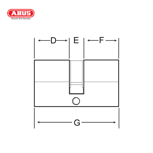 ABUS E50 Standard Cylinder E50K/60BP-1 - Image 3