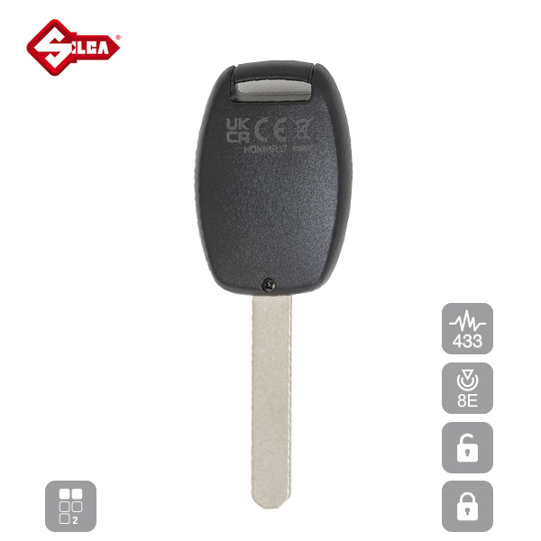 SILCA Proximity, Slot and Remote Vehicle Key 2 Button HON66R37 - Image 3