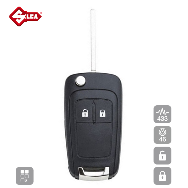 SILCA Proximity, Slot and Remote Vehicle Key 2 Button HU100R26 - Image 3