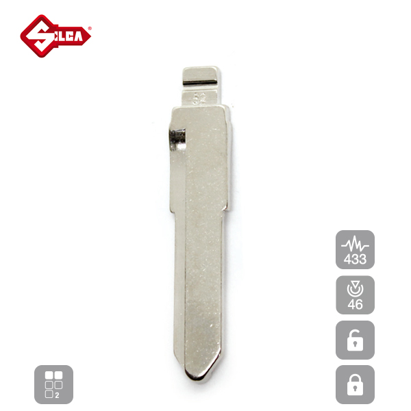 SILCA Proximity, Slot and Remote Vehicle Key 2 Button HU133RR18 - Image 4