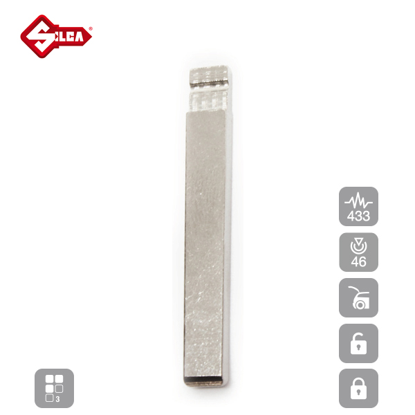 SILCA Proximity, Slot and Remote Vehicle Key 3 Button HU100R23 - Image 4
