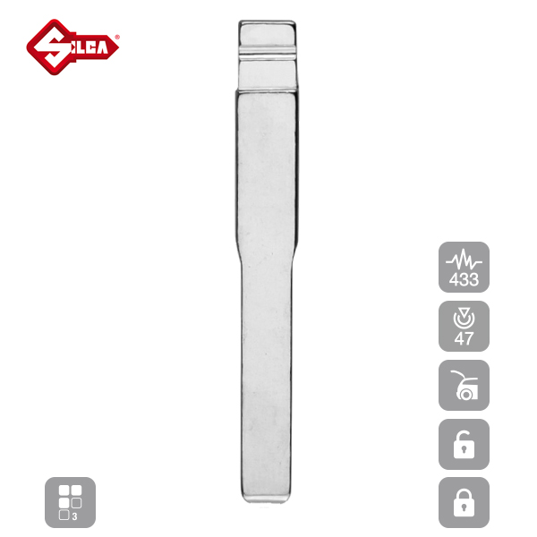 SILCA Proximity, Slot and Remote Vehicle Key 3 Button HU101R15 - Image 4