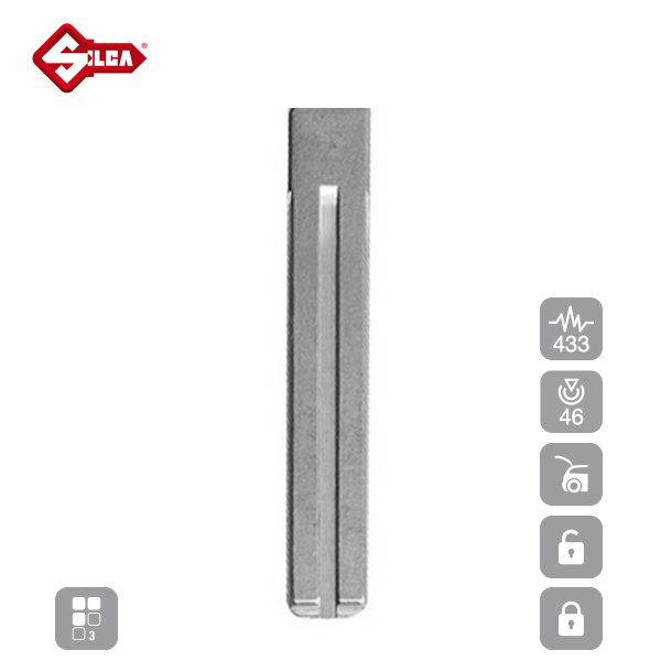 SILCA Proximity, Slot and Remote Vehicle Key 3 Button KIA8R32 - Image 4