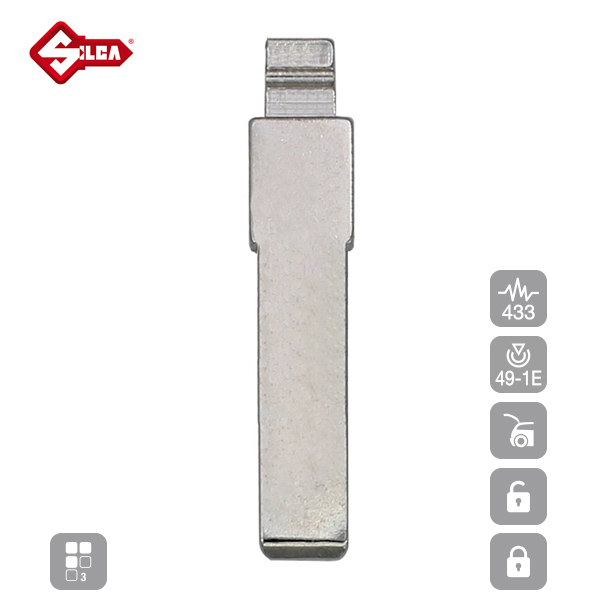 SILCA Proximity, Slot and Remote Vehicle Key 3 Button SIP22P36 - Image 4