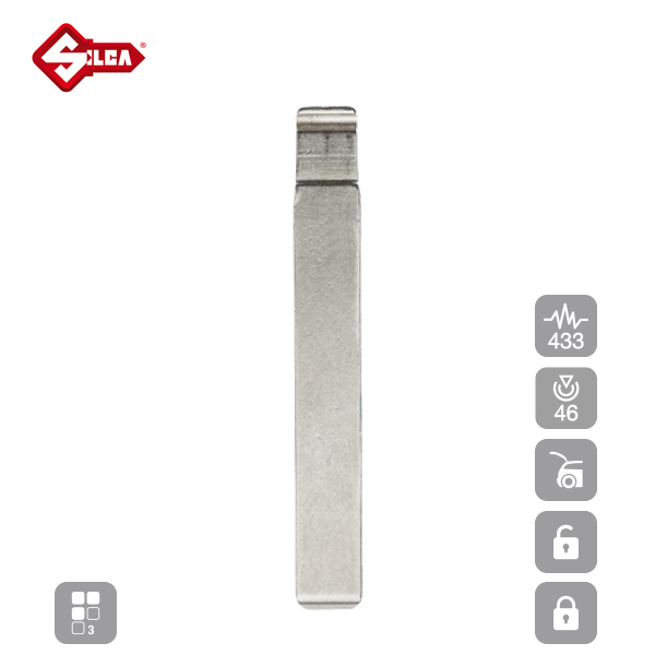 SILCA Proximity, Slot and Remote Vehicle Key 3 Button VA2R01 - Image 4