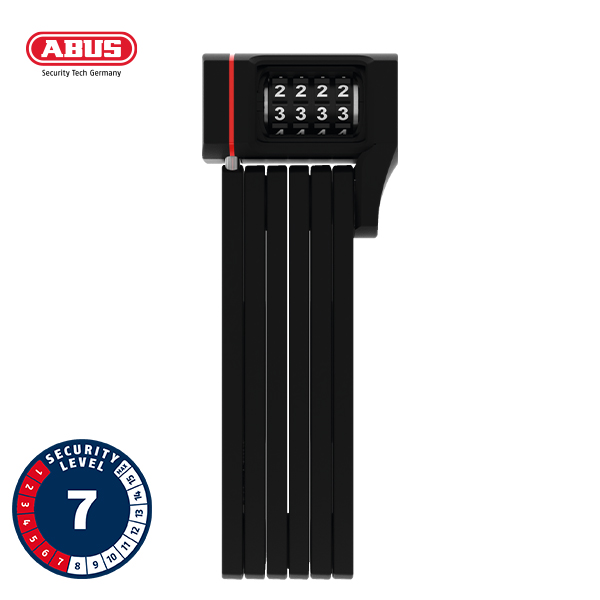 ABUS 5700C BORDO uGrip Folding Lock 5700C/80BKSH