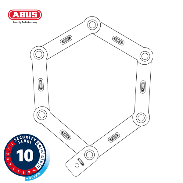 ABUS 6000KA BORDO Folding Lock 6000KA/90SH - Image 4