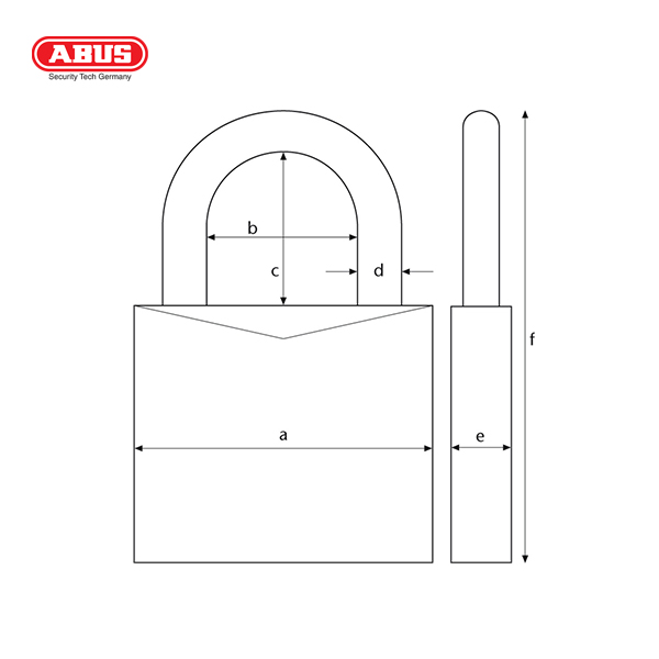 ABUS 37/60 Series Granit Padlock 37/60-1 - Image 2