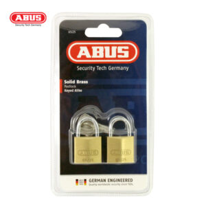 ABUS 65 Series KAMP Brass Padlock 65/25-2