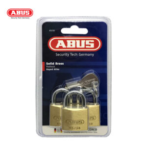 ABUS 65 Series KAMP Brass Padlock 65/30-3