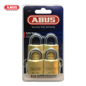 ABUS 65 Series KAMP Brass Padlock 65/30-4