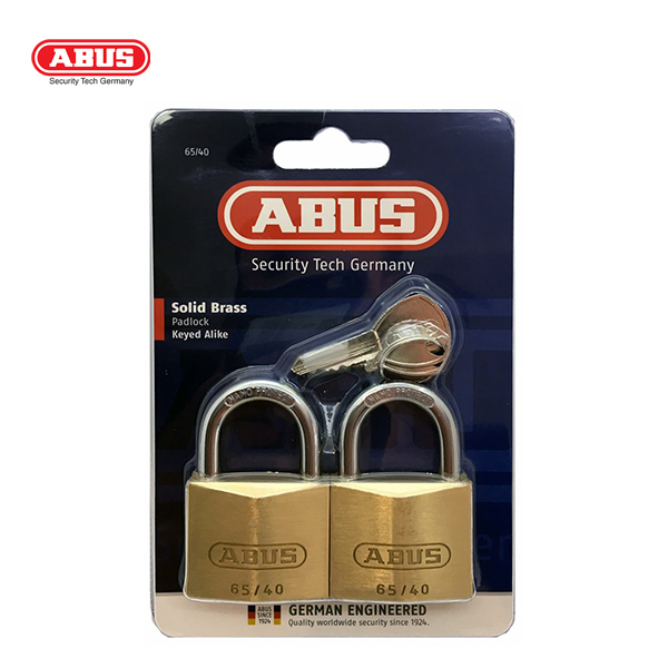ABUS 65 Series KAMP Brass Padlock 65/40-2