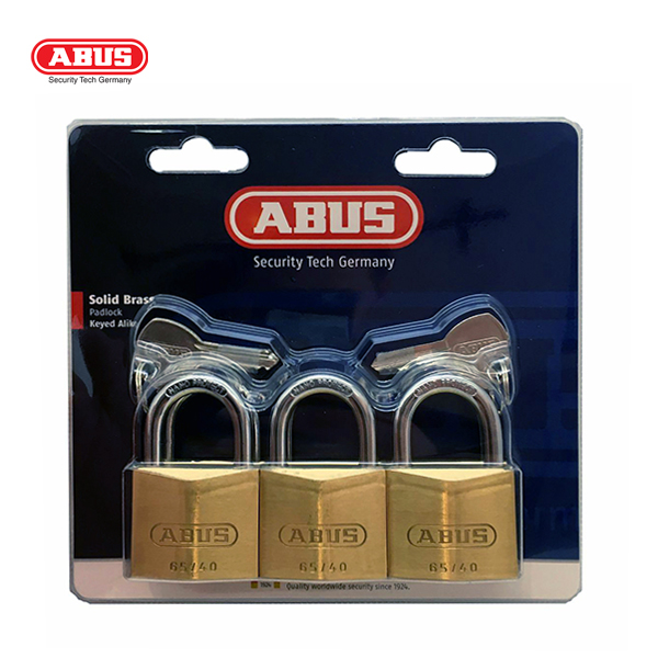 ABUS 65 Series KAMP Brass Padlock 65/50-6
