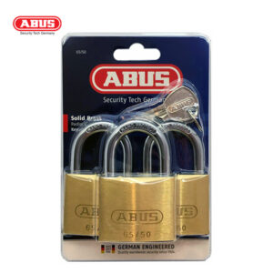 ABUS 65 Series KAMP Brass Padlock 65/50-3