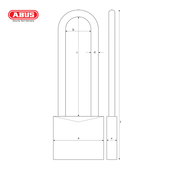 ABUS 65 Series LSP Brass Padlock 65/40HB63 - Image 2