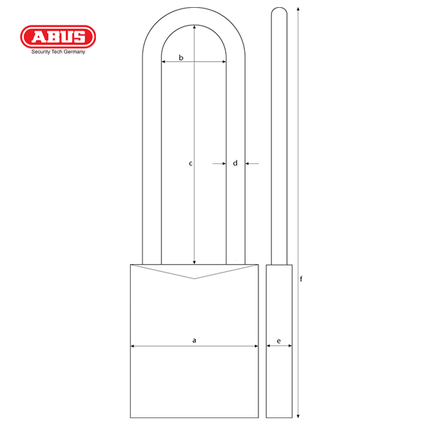 ABUS 74 Series Industrial Safety Padlock 74M/40HB75 - Image 2