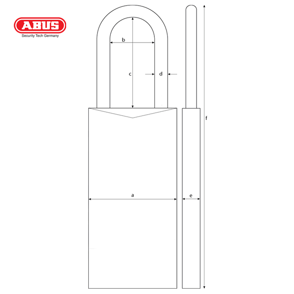 ABUS 74 Series Industrial Safety Padlock 74MLB/40 - Image 14