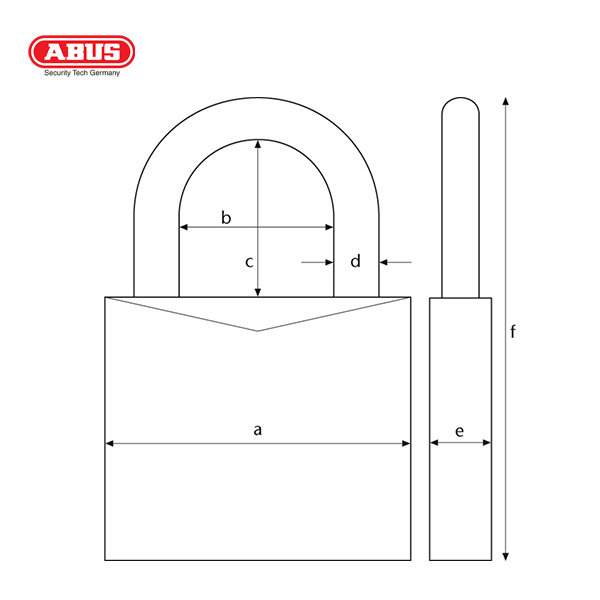 ABUS 78 Series Combination Padlock 78/50-GRN-1 - Image 3