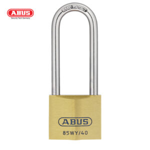 ABUS 85WY Series Long Shackle Brass Padlock 85WY/40HB63